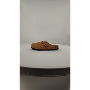 Quince Water Repellent Suede Clog Mule Pecan Shoes 8